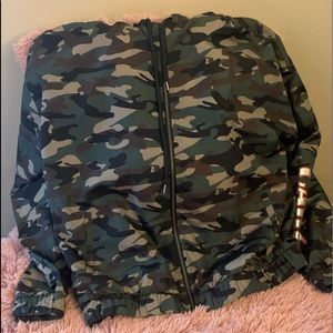 Forever 21 Camo windbreaker
